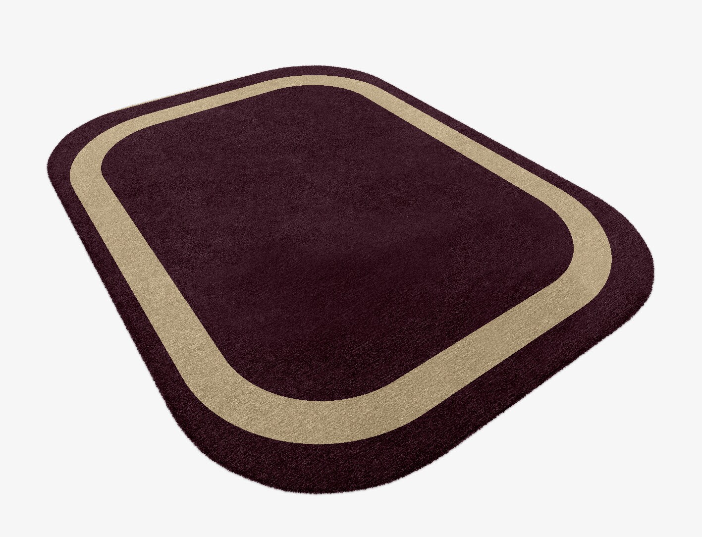 Double Border Geometric Oblong Hand Knotted Tibetan Wool Custom Rug by Rug Artisan