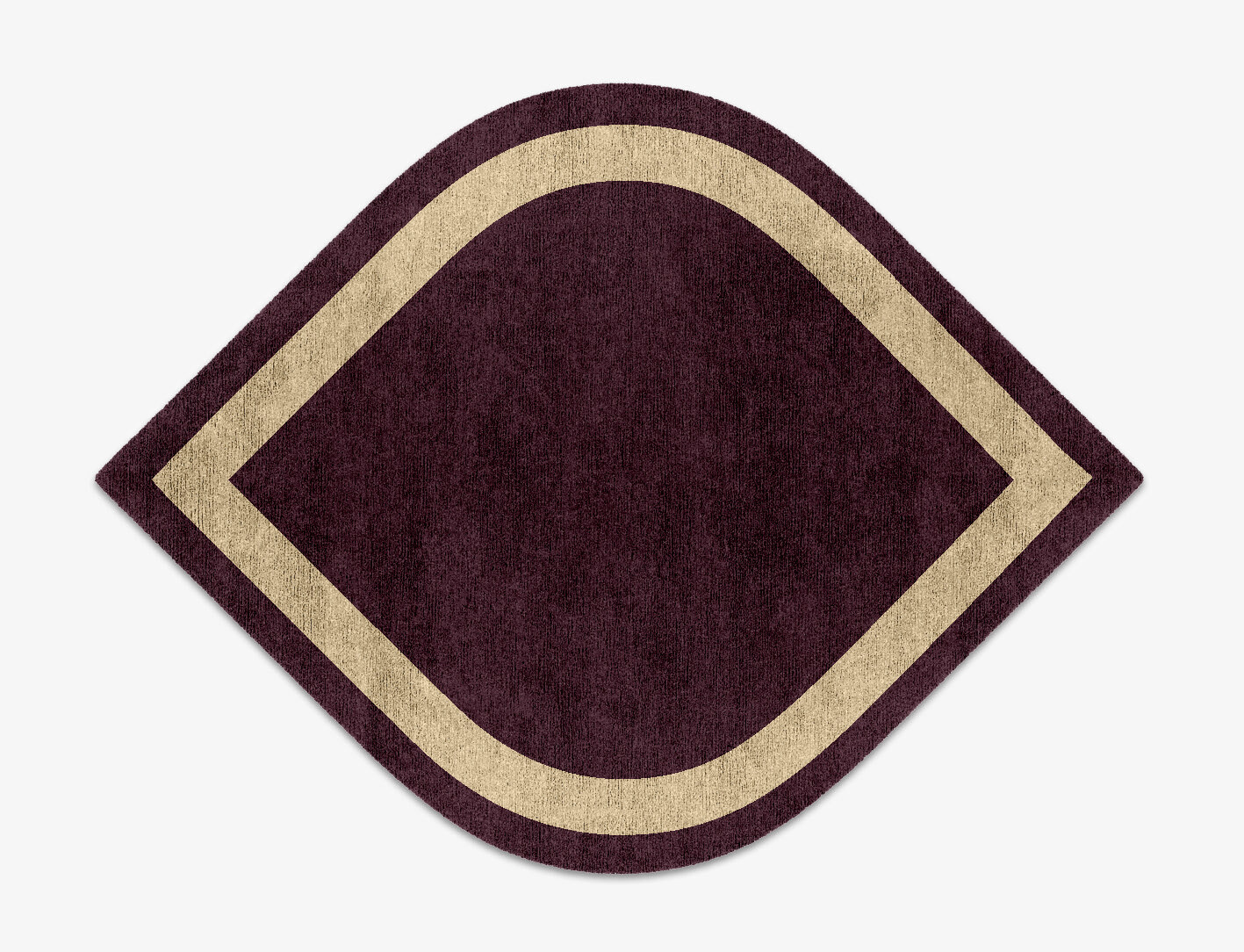 Double Border Geometric Ogee Hand Knotted Bamboo Silk Custom Rug by Rug Artisan