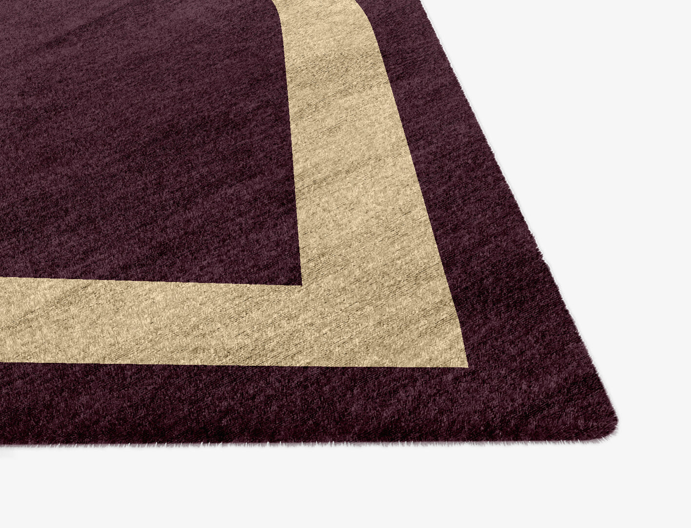 Double Border Geometric Ogee Hand Knotted Bamboo Silk Custom Rug by Rug Artisan
