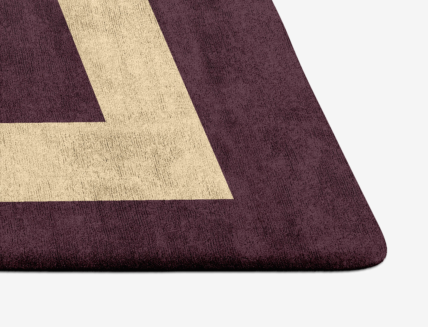 Double Border Geometric Arch Hand Tufted Bamboo Silk Custom Rug by Rug Artisan
