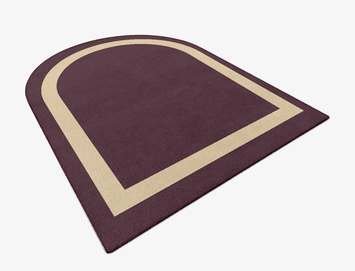 Double Border Geometric Arch Hand Tufted Pure Wool Custom Rug by Rug Artisan