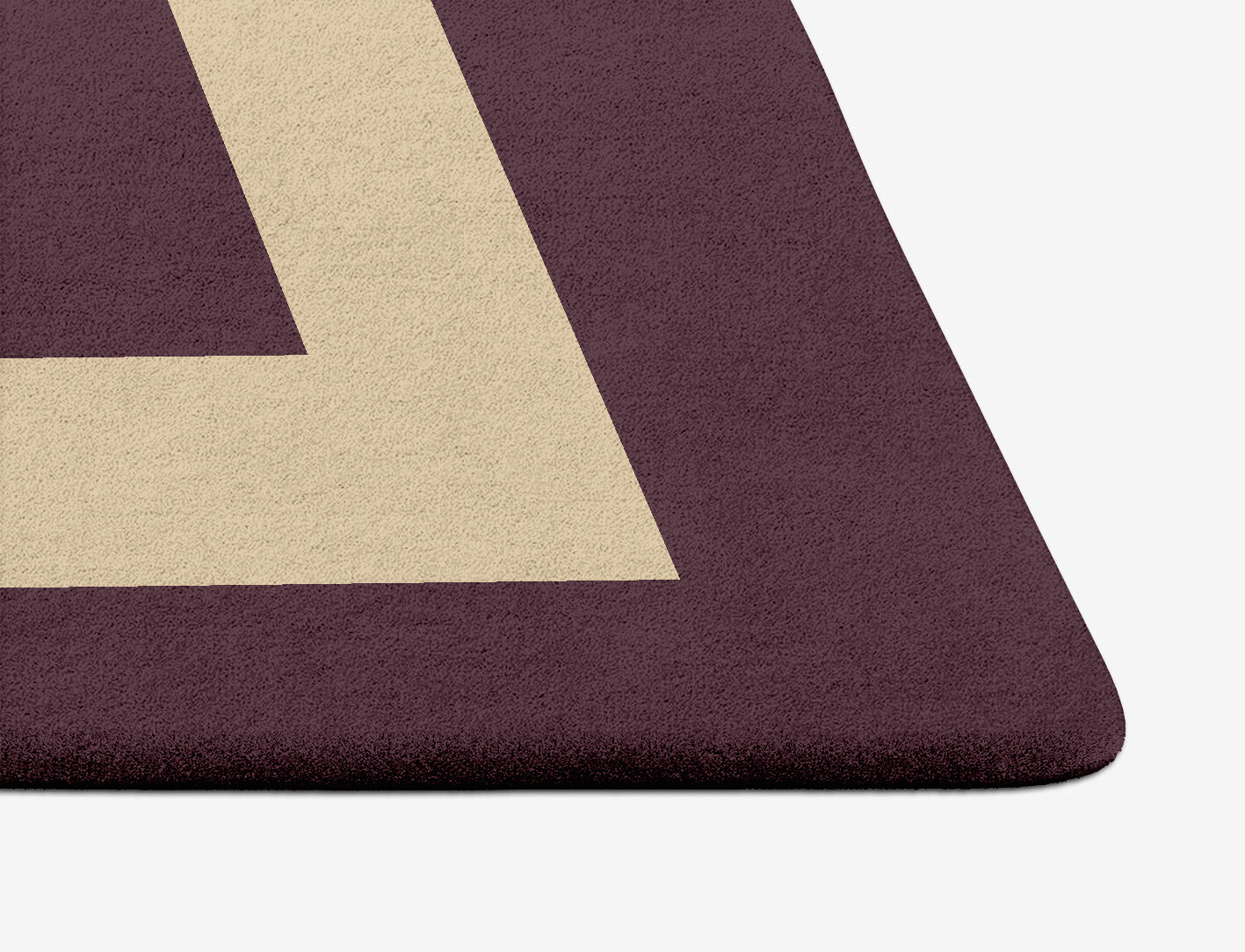Double Border Geometric Arch Hand Tufted Pure Wool Custom Rug by Rug Artisan