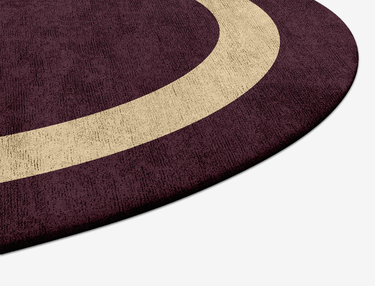 Double Border Geometric Capsule Hand Tufted Bamboo Silk Custom Rug by Rug Artisan