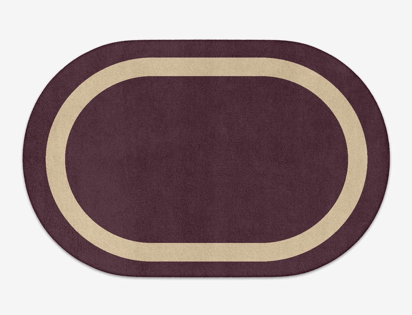 Double Border Geometric Capsule Hand Tufted Pure Wool Custom Rug by Rug Artisan