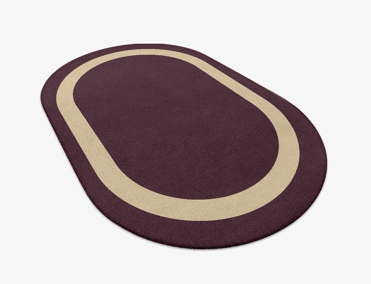 Double Border Geometric Capsule Hand Tufted Pure Wool Custom Rug by Rug Artisan