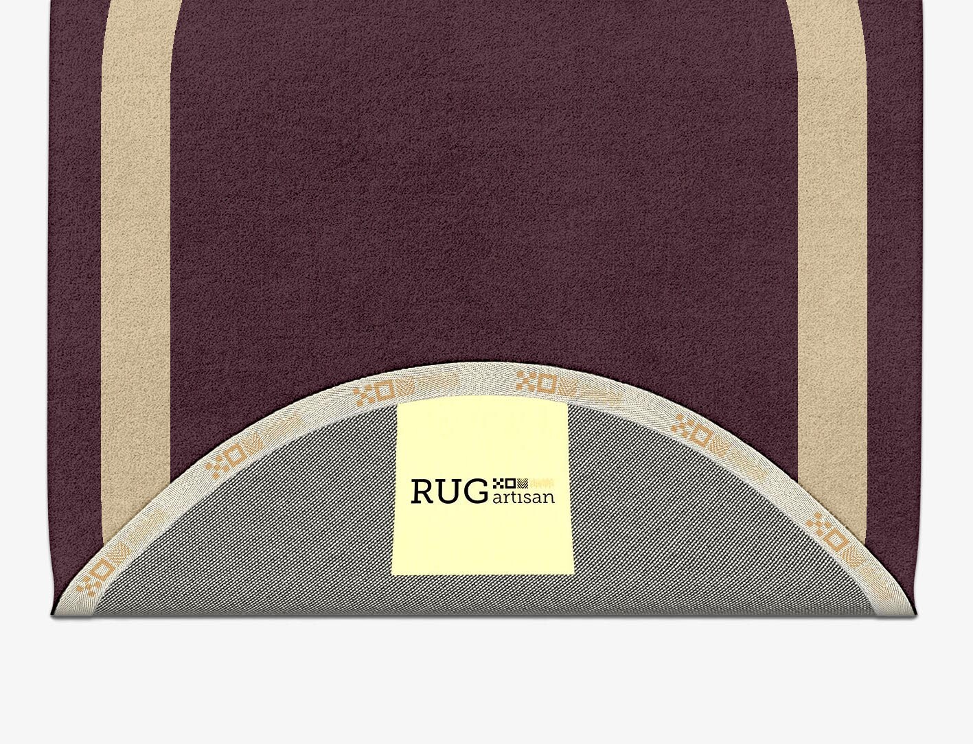 Double Border Geometric Capsule Hand Tufted Pure Wool Custom Rug by Rug Artisan