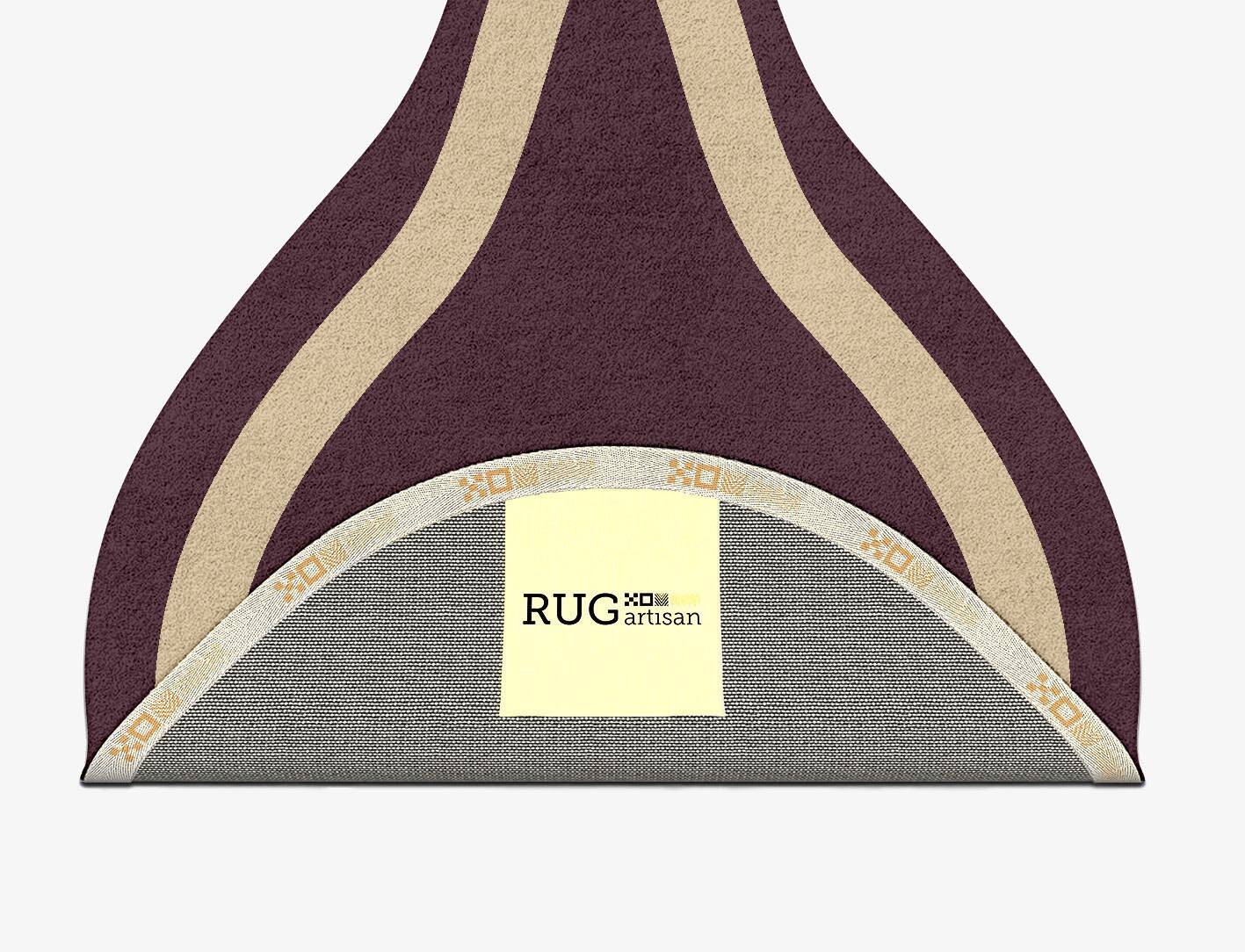 Double Border Geometric Drop Hand Tufted Pure Wool Custom Rug by Rug Artisan