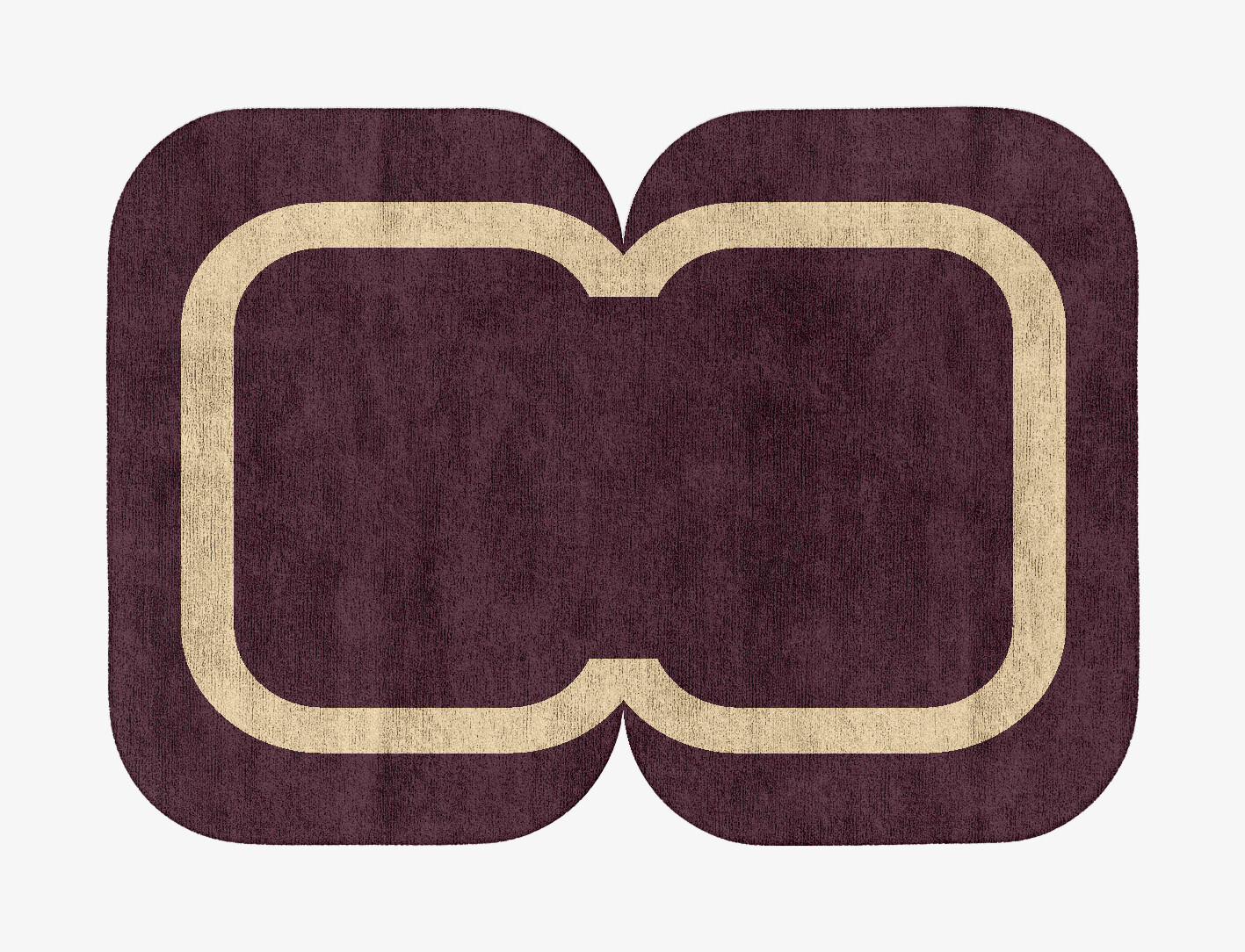 Double Border Geometric Eight Hand Tufted Bamboo Silk Custom Rug by Rug Artisan