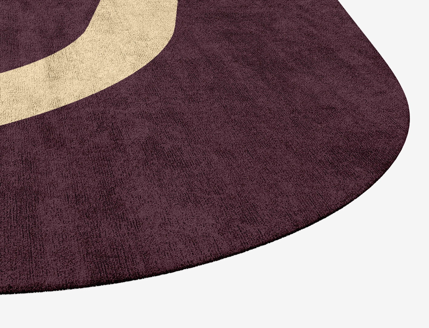 Double Border Geometric Eight Hand Tufted Bamboo Silk Custom Rug by Rug Artisan