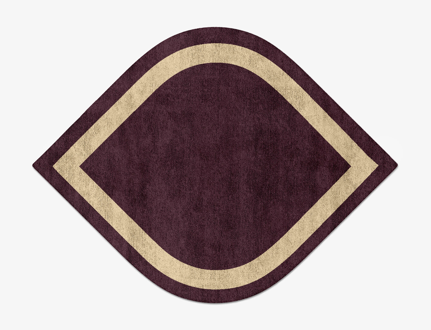 Double Border Geometric Ogee Hand Tufted Bamboo Silk Custom Rug by Rug Artisan