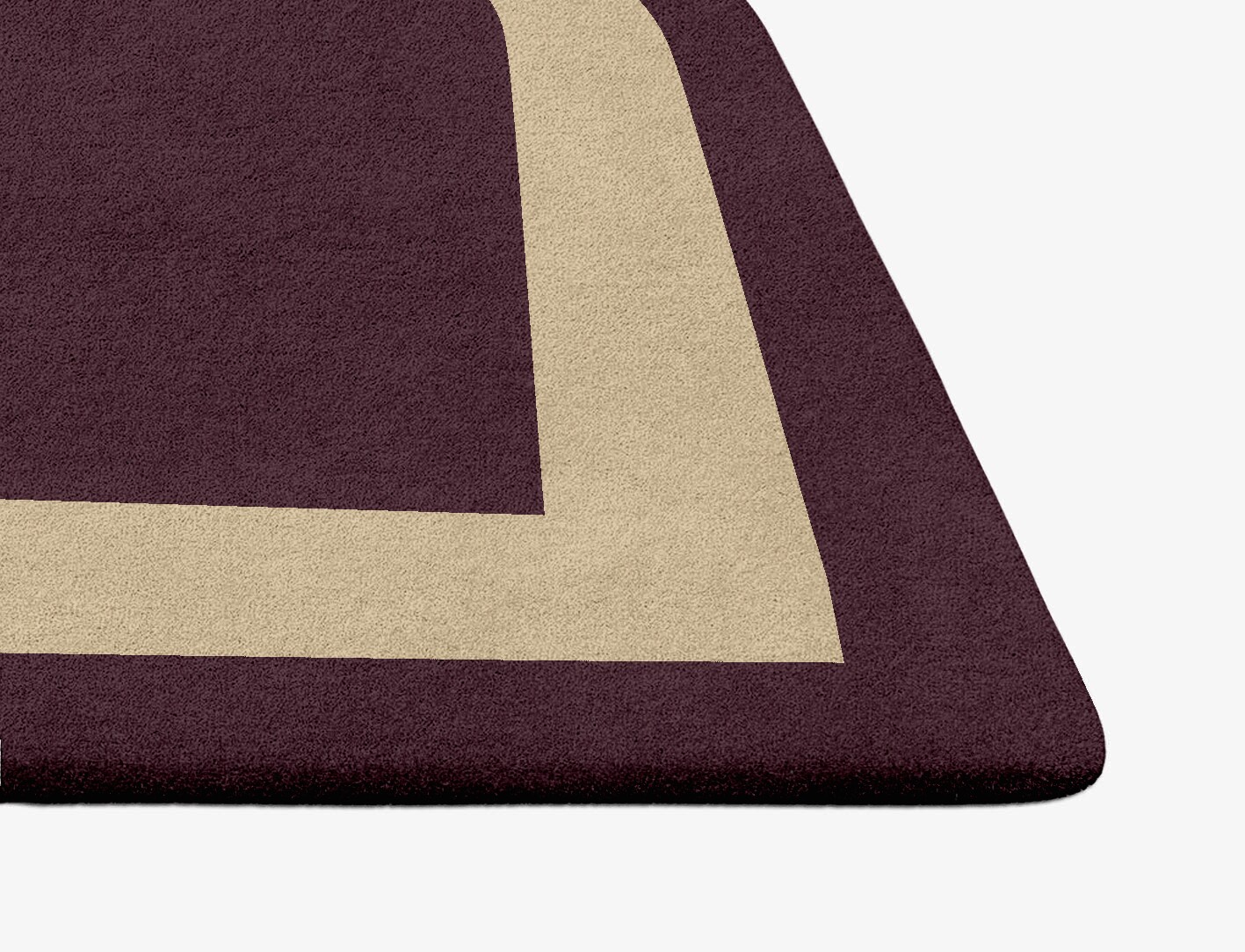 Double Border Geometric Ogee Hand Tufted Pure Wool Custom Rug by Rug Artisan