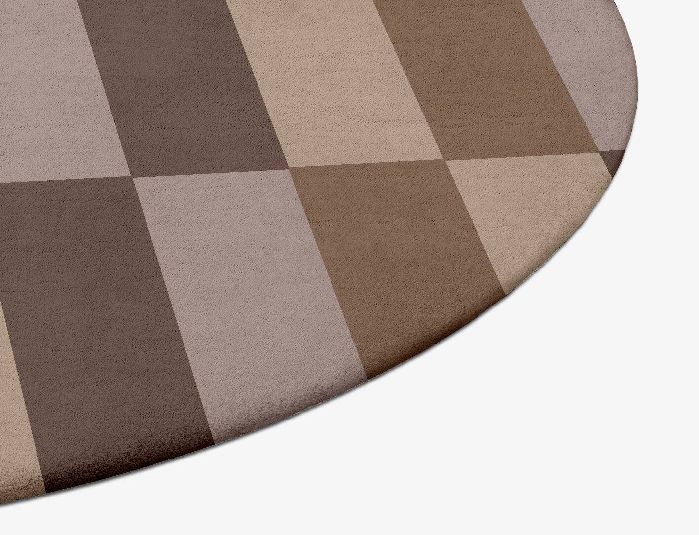 Dove Geometric Oval Hand Tufted Pure Wool Custom Rug by Rug Artisan