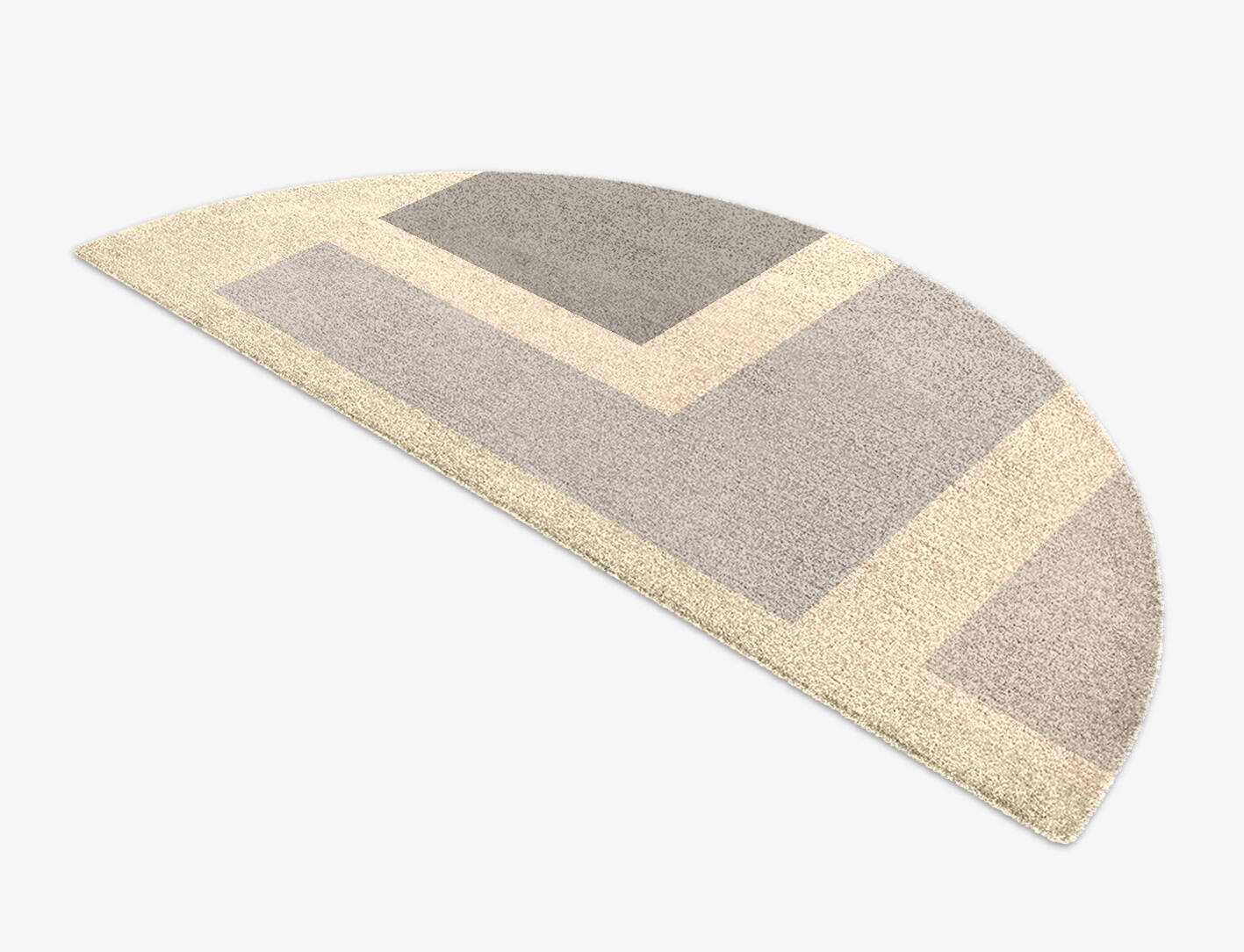 Dowie  Halfmoon Hand Knotted Tibetan Wool Custom Rug by Rug Artisan