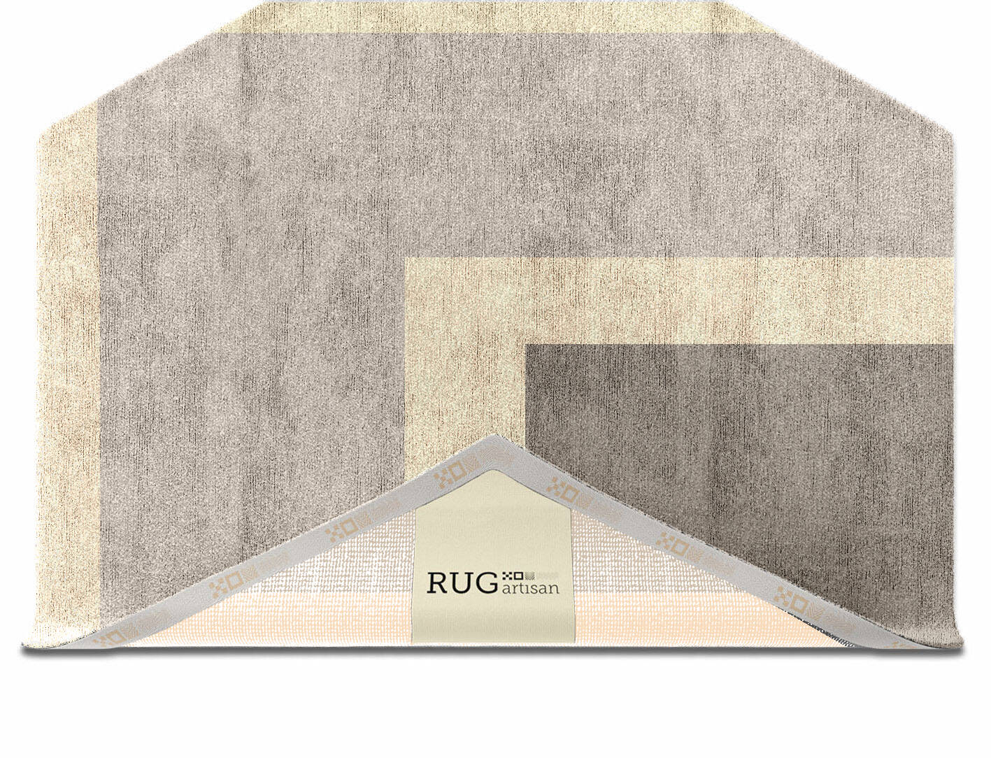 Dowie  Hexagon Hand Knotted Bamboo Silk Custom Rug by Rug Artisan