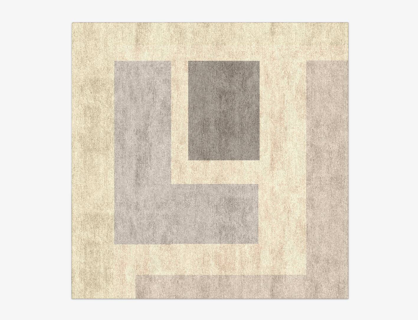 Dowie  Square Hand Knotted Bamboo Silk Custom Rug by Rug Artisan