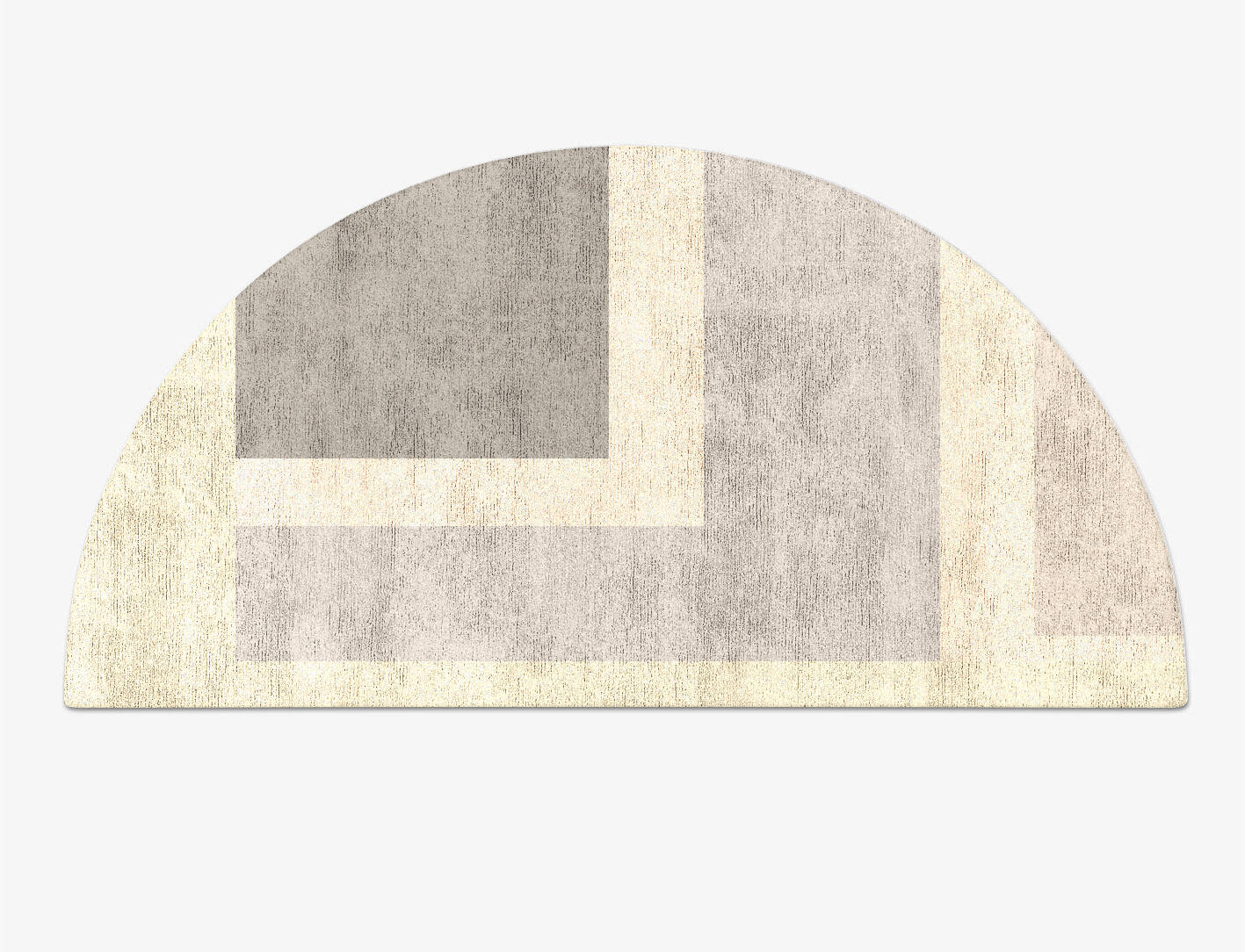 Dowie  Halfmoon Hand Tufted Bamboo Silk Custom Rug by Rug Artisan
