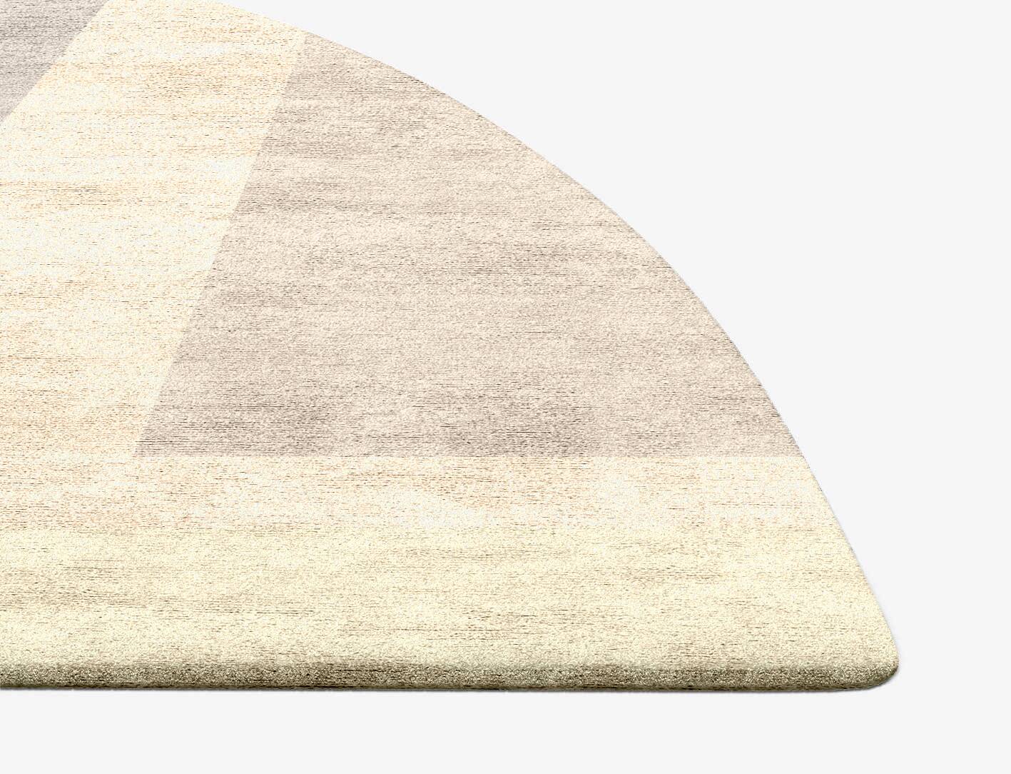 Dowie  Halfmoon Hand Tufted Bamboo Silk Custom Rug by Rug Artisan