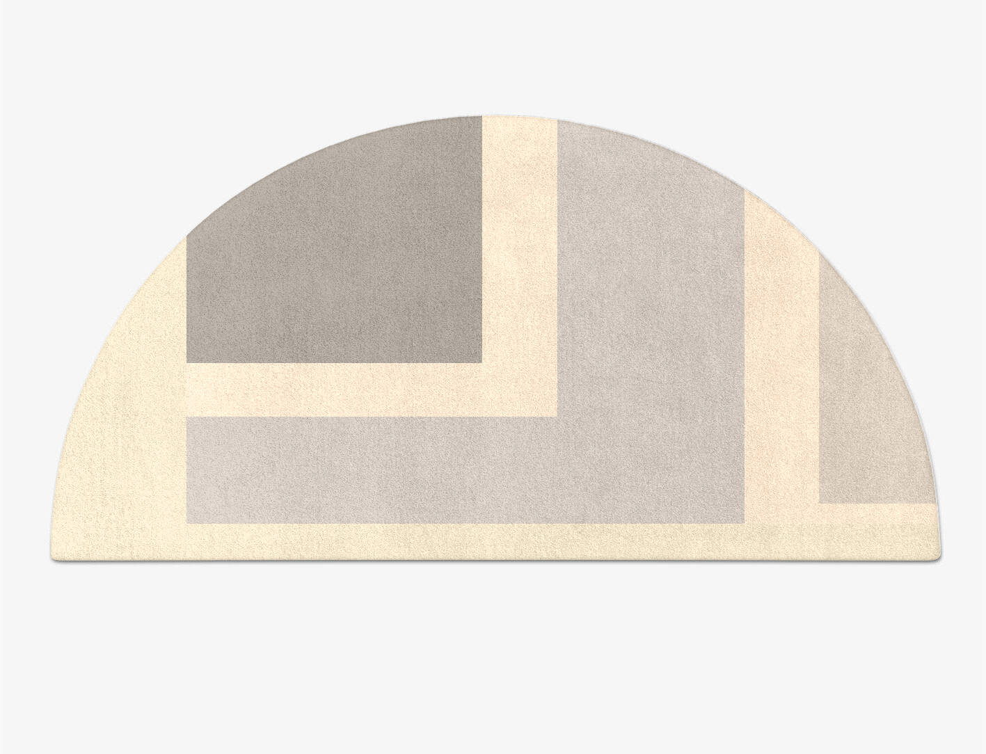 Dowie  Halfmoon Hand Tufted Pure Wool Custom Rug by Rug Artisan