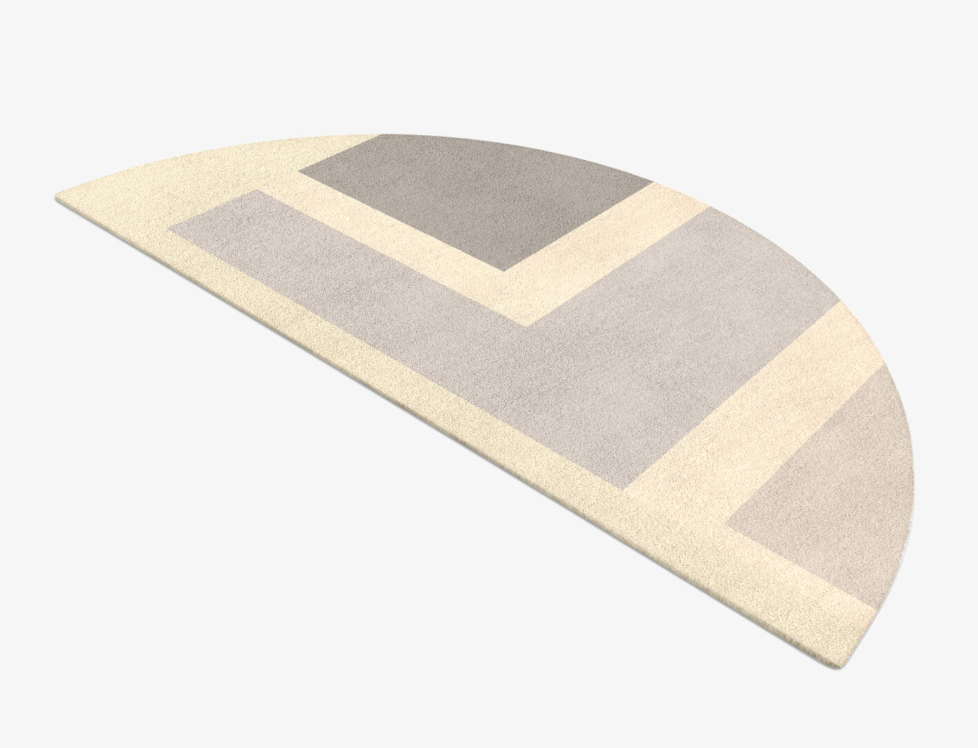 Dowie  Halfmoon Hand Tufted Pure Wool Custom Rug by Rug Artisan