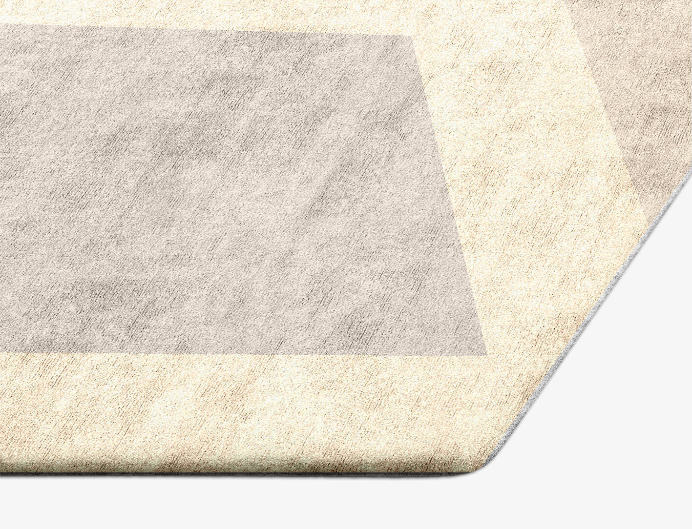 Dowie  Hexagon Hand Tufted Bamboo Silk Custom Rug by Rug Artisan