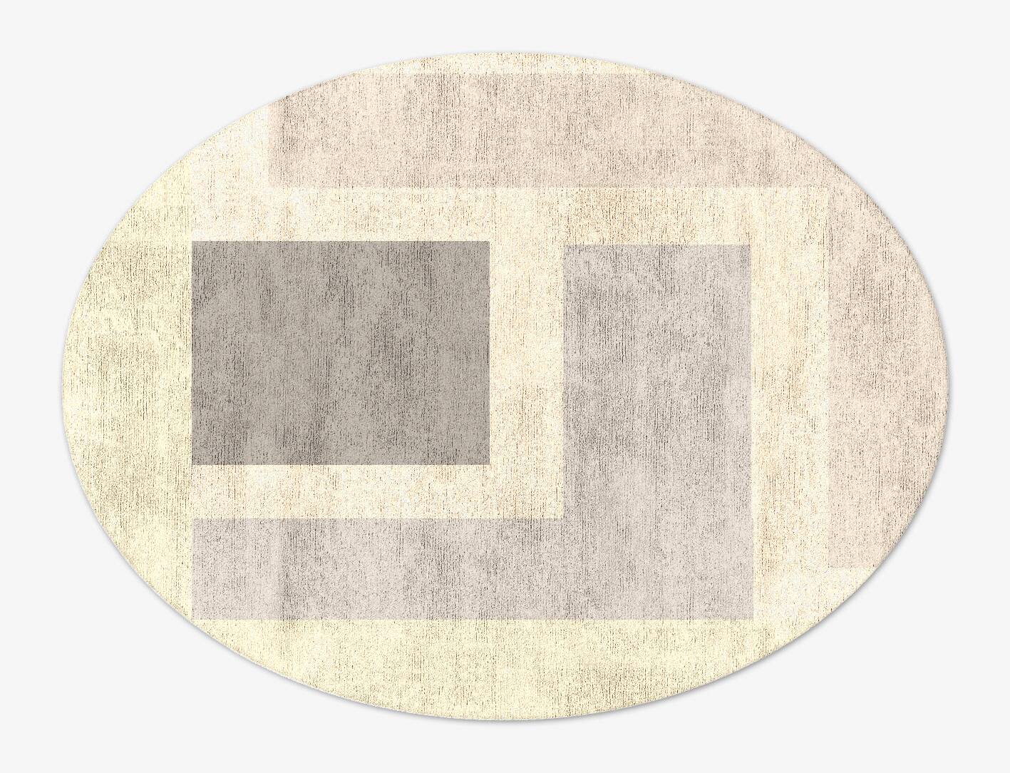 Dowie  Oval Hand Tufted Bamboo Silk Custom Rug by Rug Artisan
