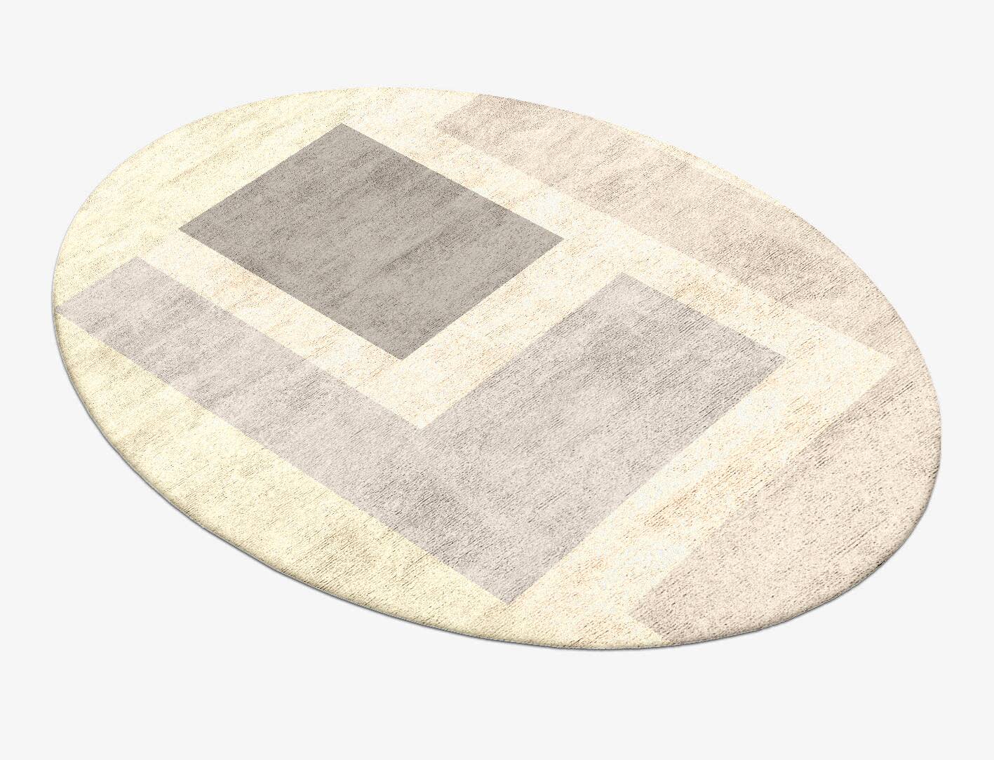 Dowie  Oval Hand Tufted Bamboo Silk Custom Rug by Rug Artisan