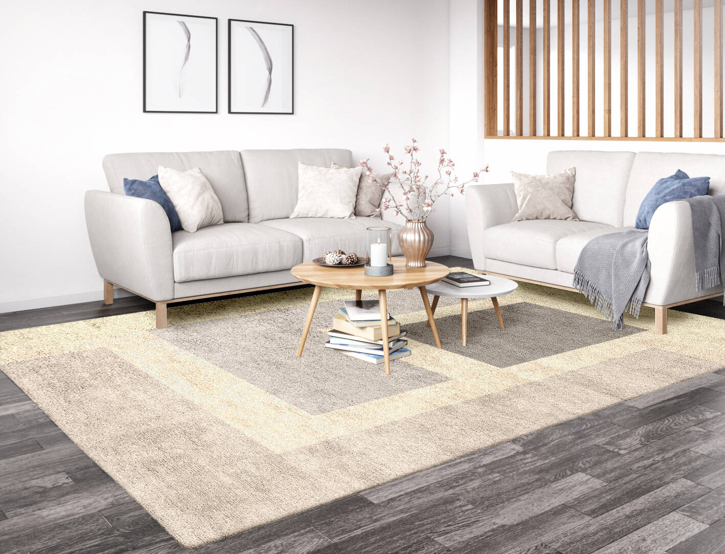 Dowie  Rectangle Hand Tufted Bamboo Silk Custom Rug by Rug Artisan
