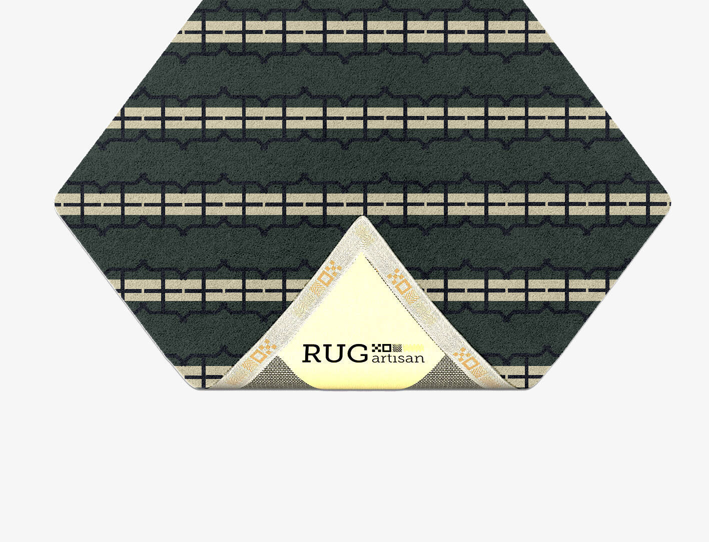Drome Geometric Diamond Hand Tufted Pure Wool Custom Rug by Rug Artisan