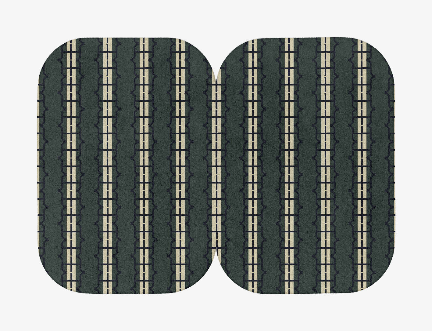 Drome Geometric Eight Hand Tufted Pure Wool Custom Rug by Rug Artisan