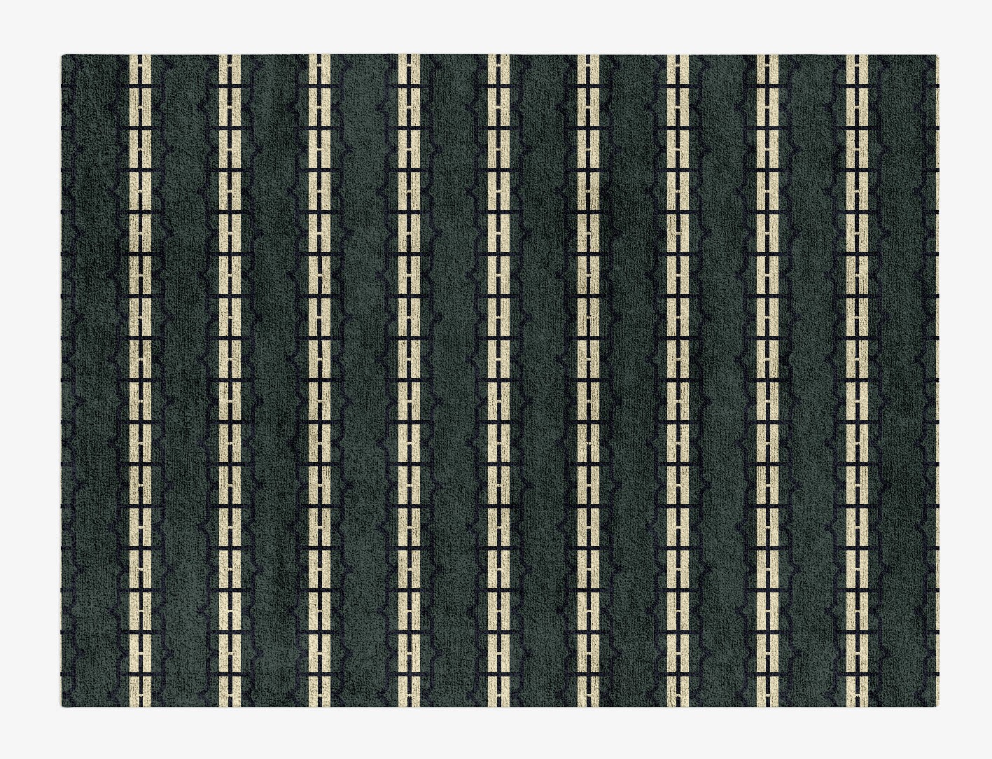 Drome Geometric Rectangle Hand Tufted Bamboo Silk Custom Rug by Rug Artisan