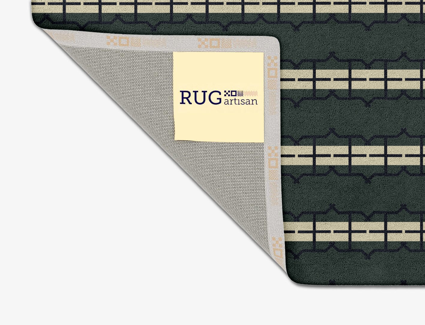 Drome Geometric Square Hand Tufted Pure Wool Custom Rug by Rug Artisan