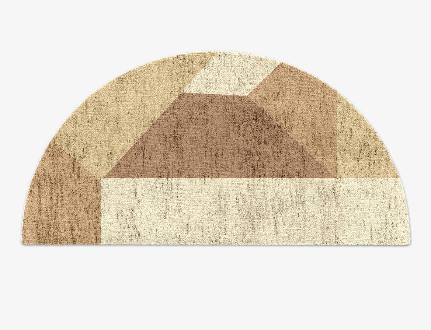 Druxy  Halfmoon Hand Knotted Bamboo Silk Custom Rug by Rug Artisan