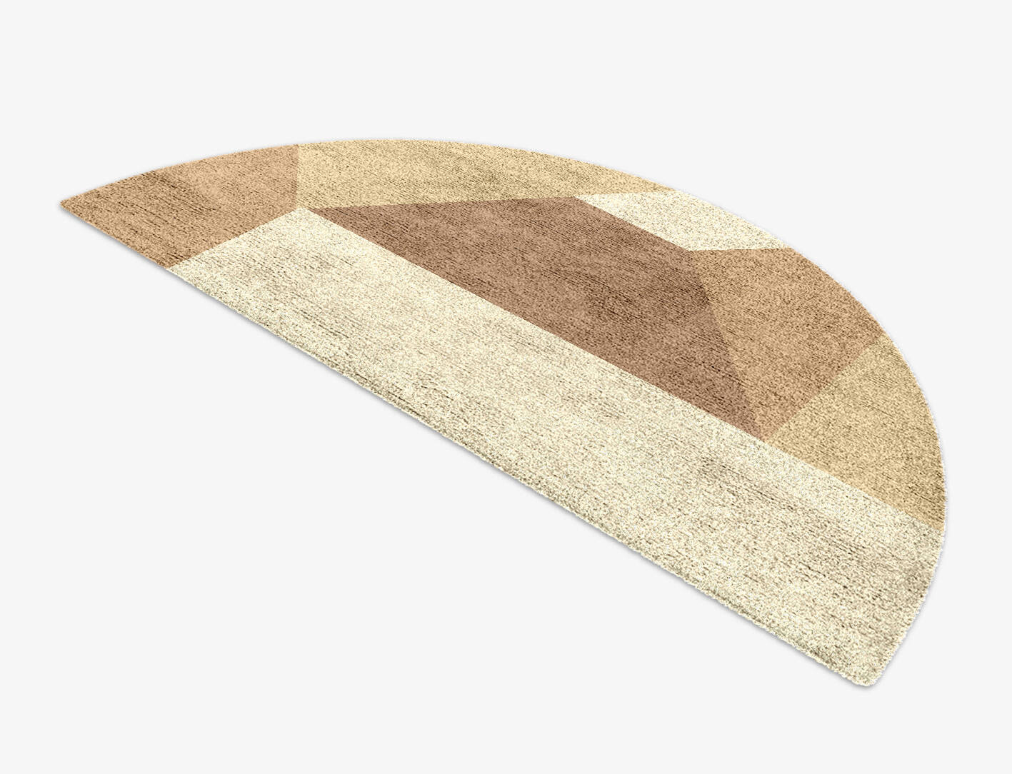 Druxy  Halfmoon Hand Knotted Bamboo Silk Custom Rug by Rug Artisan