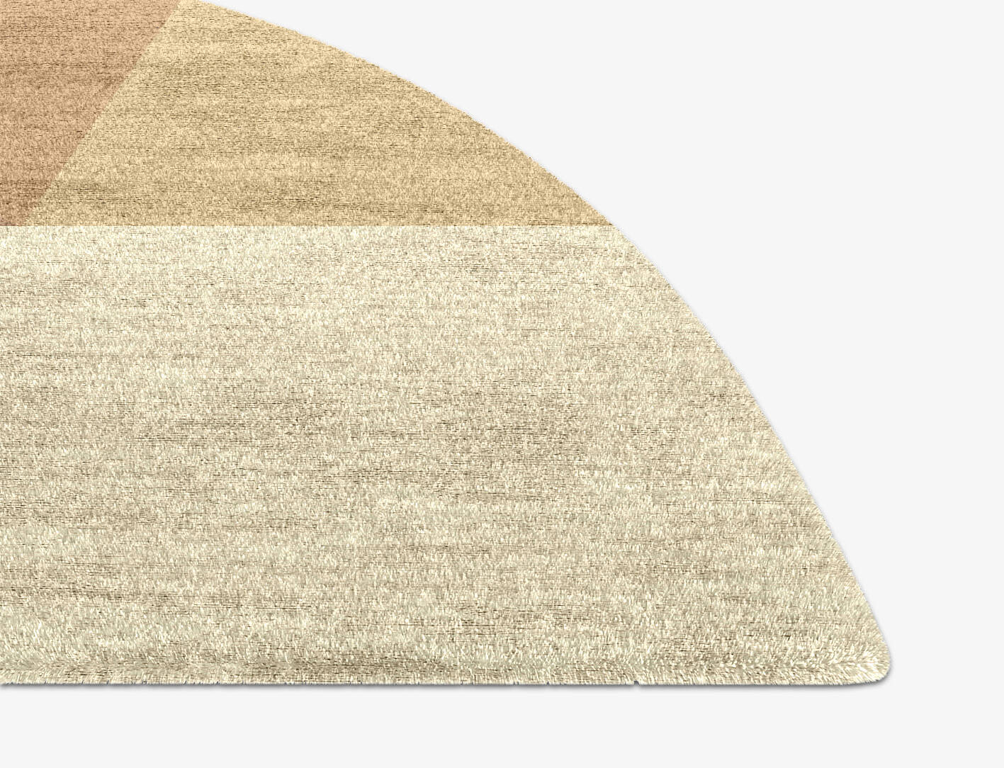 Druxy  Halfmoon Hand Knotted Bamboo Silk Custom Rug by Rug Artisan