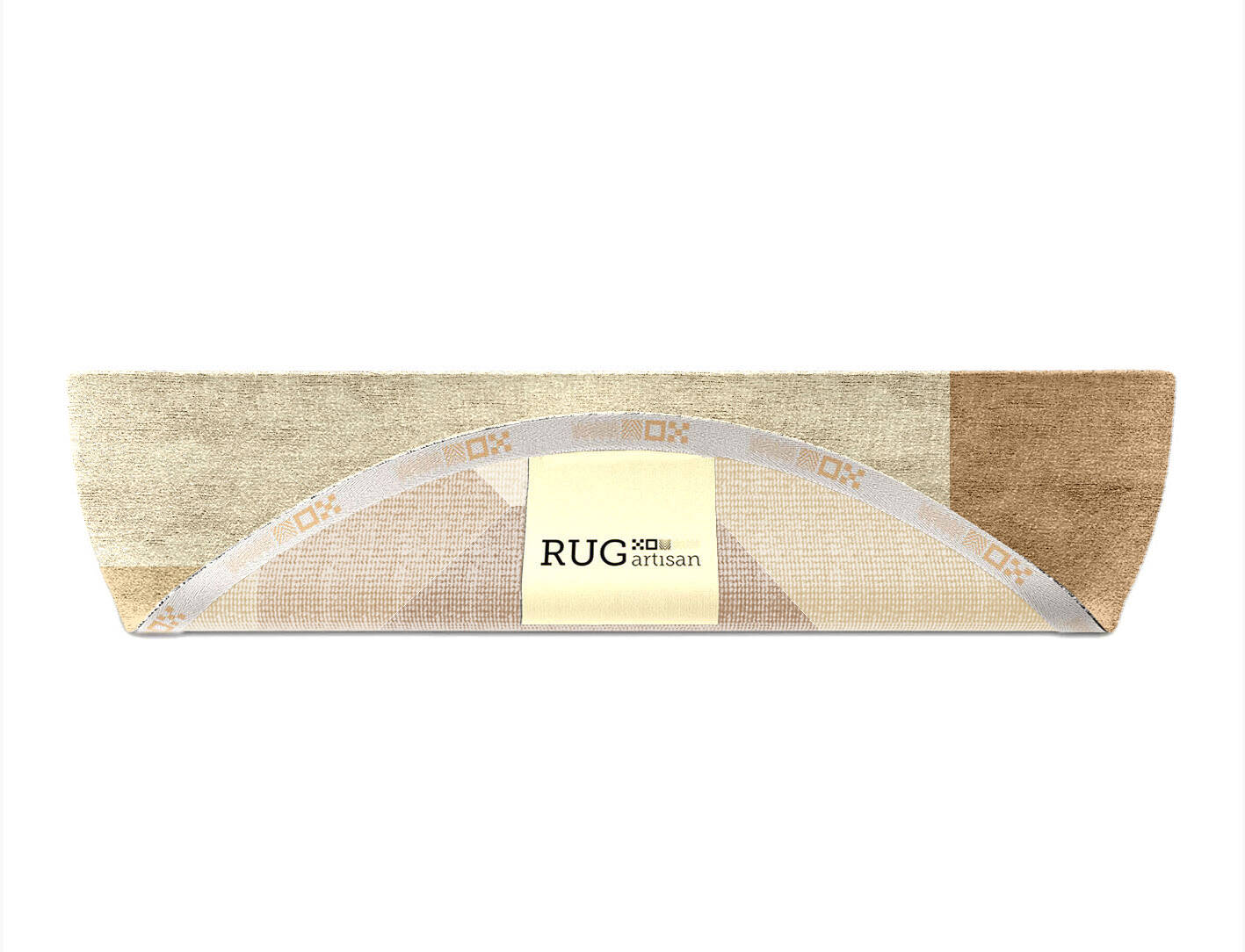 Druxy  Halfmoon Hand Knotted Bamboo Silk Custom Rug by Rug Artisan