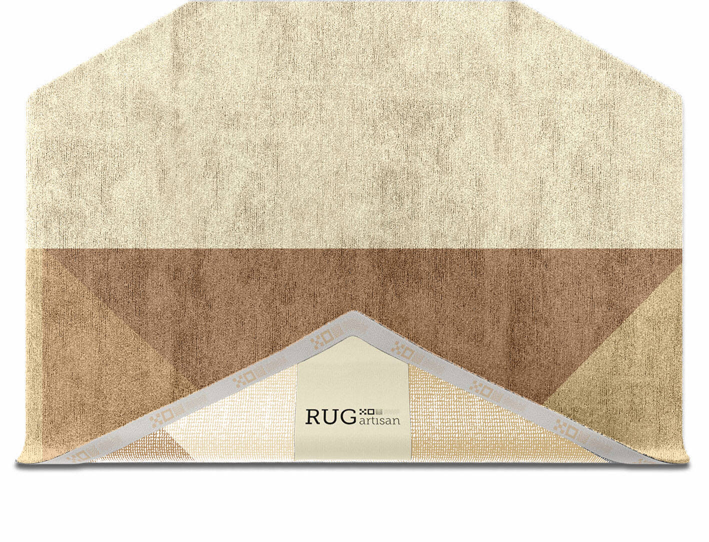 Druxy  Hexagon Hand Knotted Bamboo Silk Custom Rug by Rug Artisan