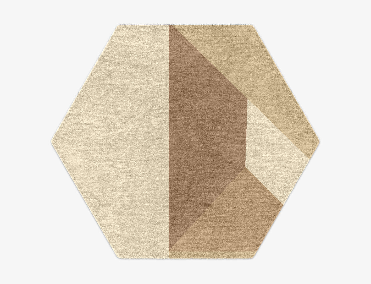 Druxy  Hexagon Hand Knotted Tibetan Wool Custom Rug by Rug Artisan
