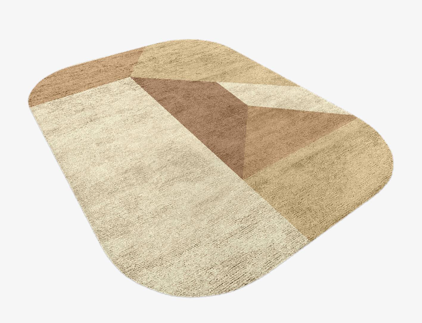 Druxy  Oblong Hand Knotted Bamboo Silk Custom Rug by Rug Artisan