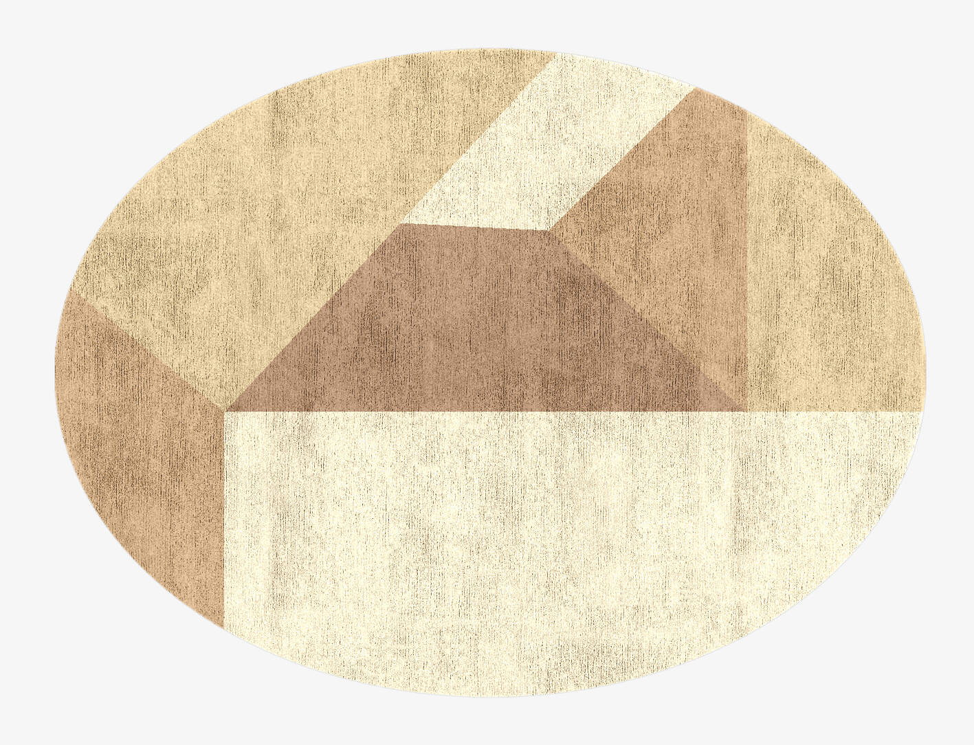 Druxy  Oval Hand Knotted Bamboo Silk Custom Rug by Rug Artisan