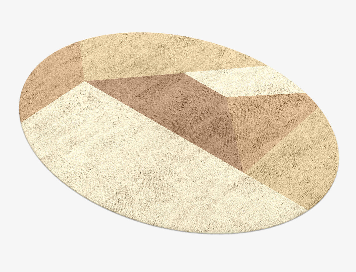 Druxy  Oval Hand Knotted Bamboo Silk Custom Rug by Rug Artisan