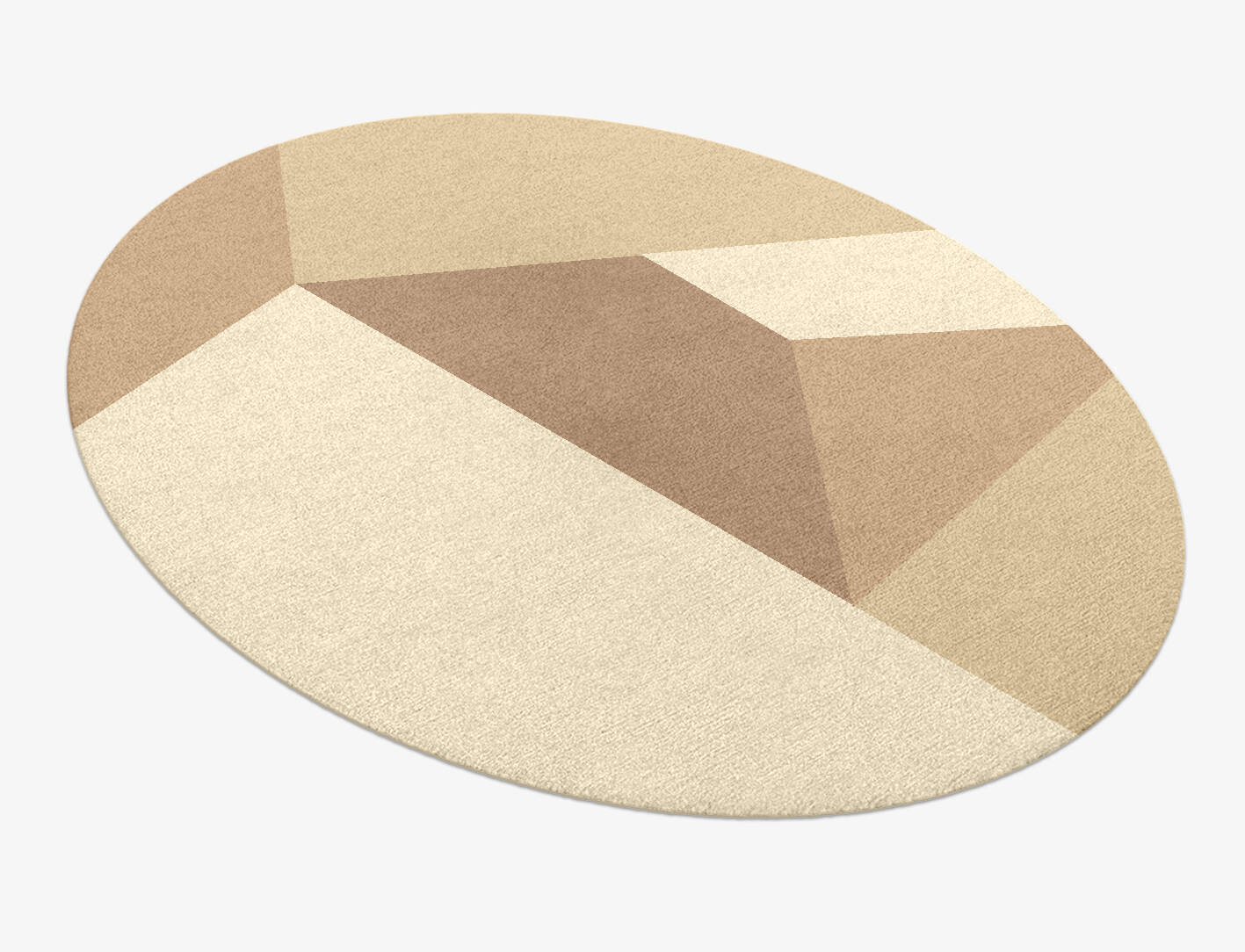Druxy  Oval Hand Knotted Tibetan Wool Custom Rug by Rug Artisan