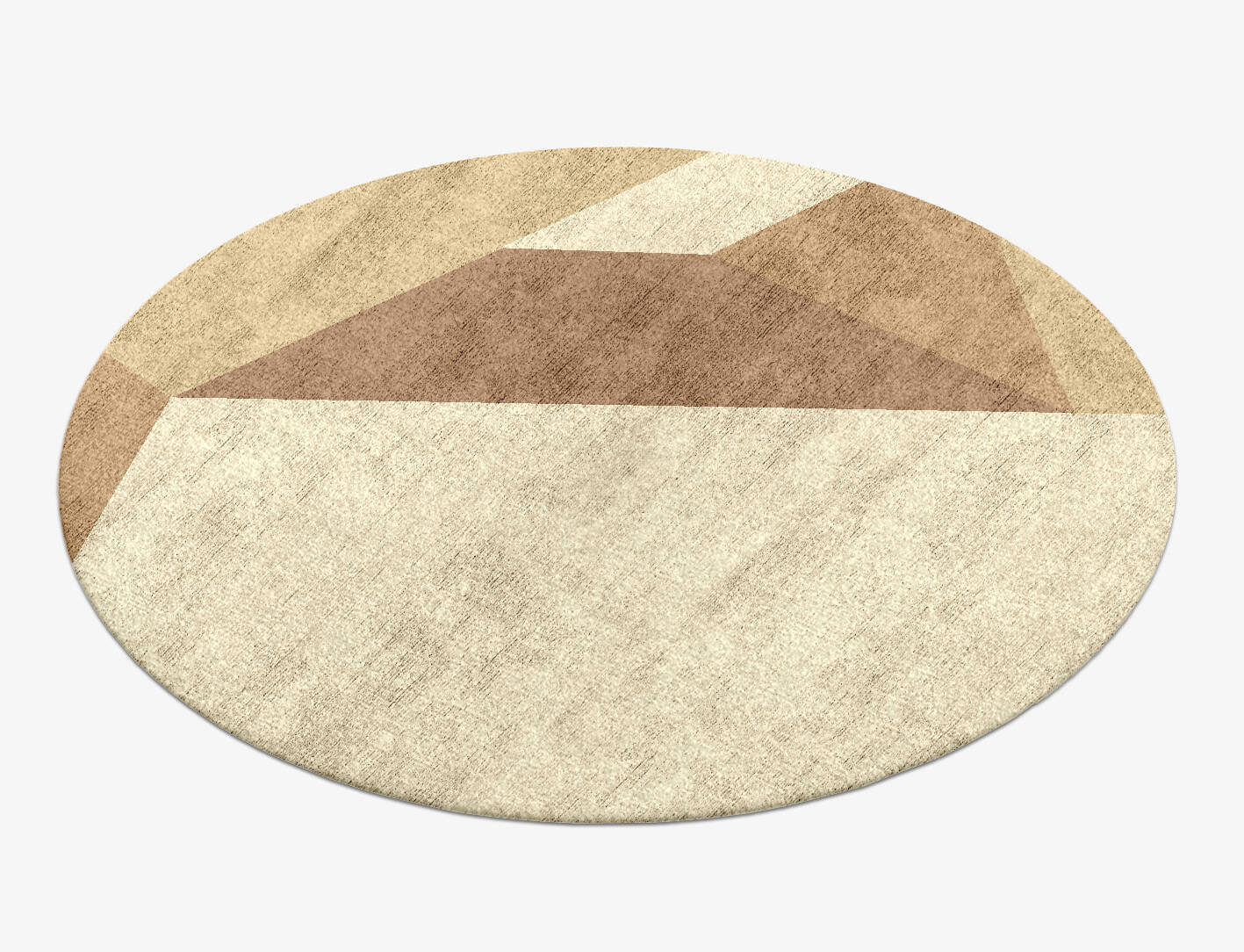 Druxy  Round Hand Knotted Bamboo Silk Custom Rug by Rug Artisan