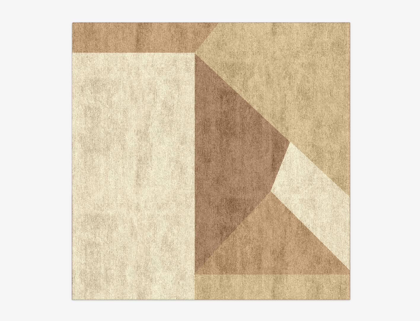 Druxy  Square Hand Knotted Bamboo Silk Custom Rug by Rug Artisan