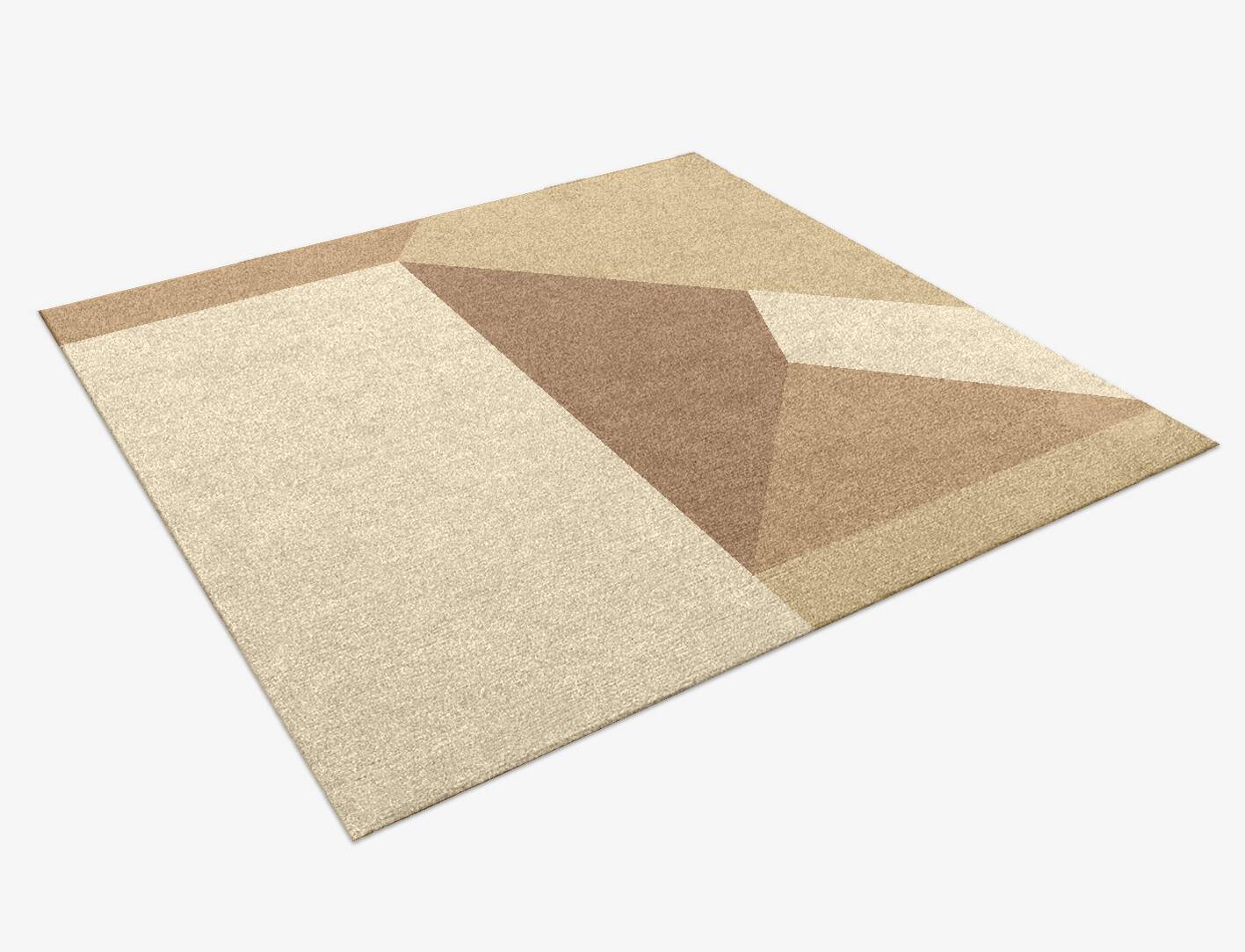 Druxy  Square Hand Knotted Tibetan Wool Custom Rug by Rug Artisan