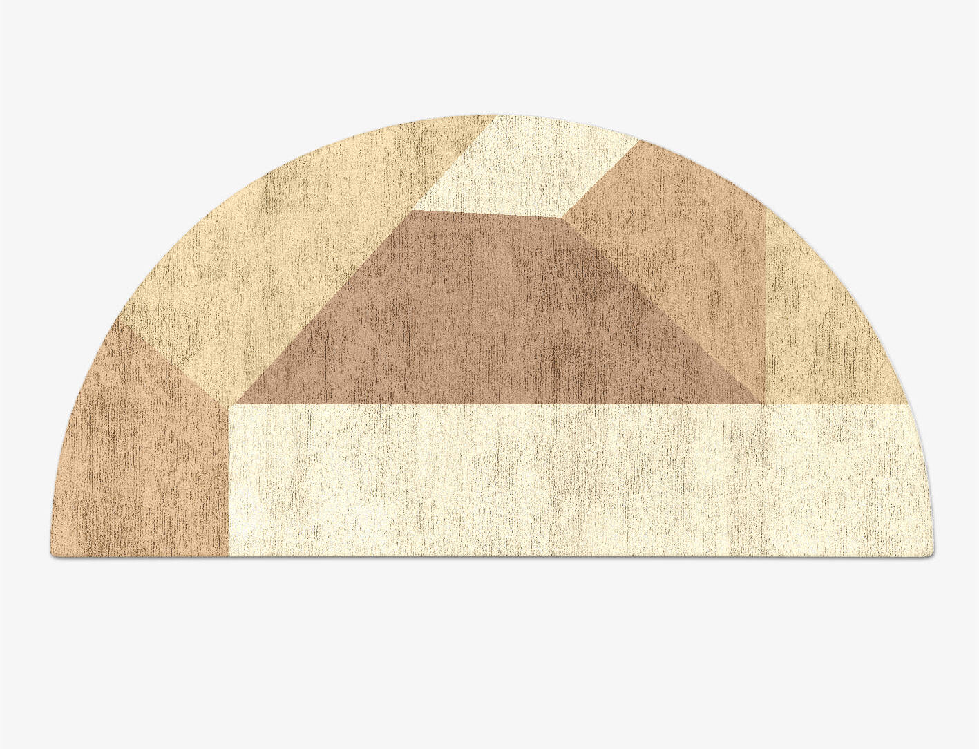Druxy  Halfmoon Hand Tufted Bamboo Silk Custom Rug by Rug Artisan