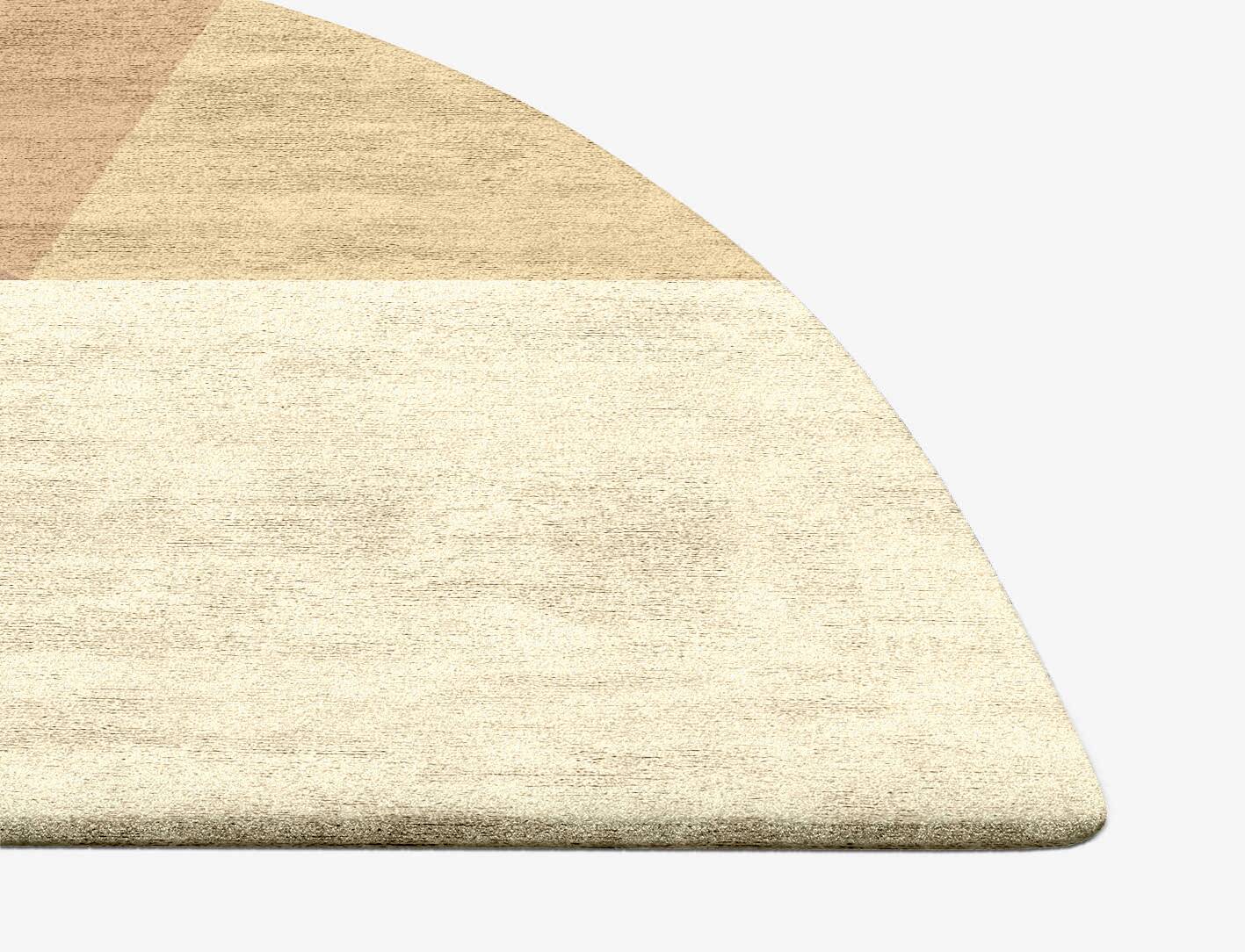 Druxy  Halfmoon Hand Tufted Bamboo Silk Custom Rug by Rug Artisan