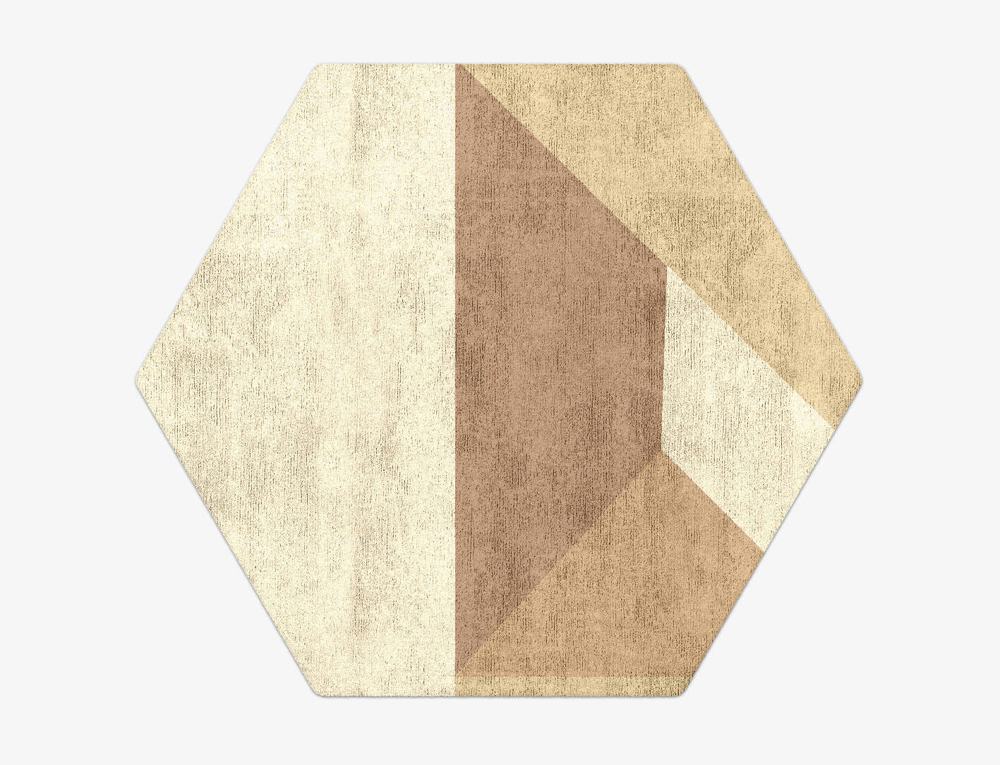 Druxy  Hexagon Hand Tufted Bamboo Silk Custom Rug by Rug Artisan