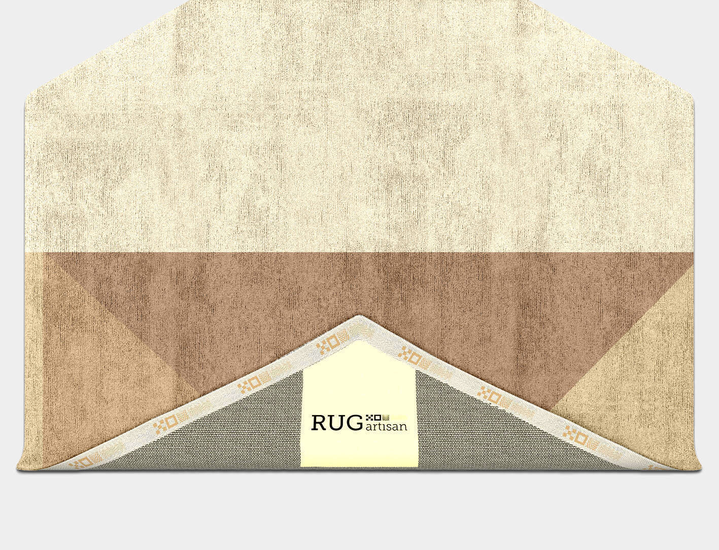 Druxy  Hexagon Hand Tufted Bamboo Silk Custom Rug by Rug Artisan