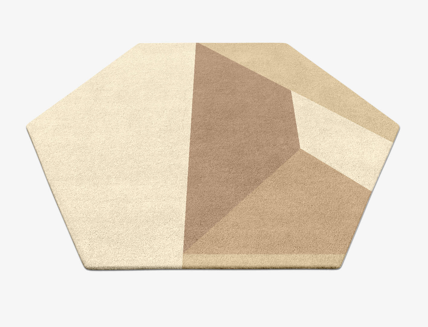 Druxy  Hexagon Hand Tufted Pure Wool Custom Rug by Rug Artisan
