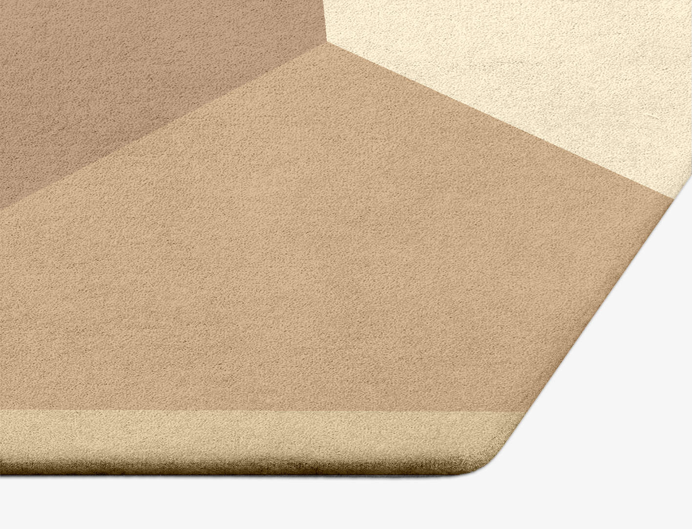 Druxy  Hexagon Hand Tufted Pure Wool Custom Rug by Rug Artisan